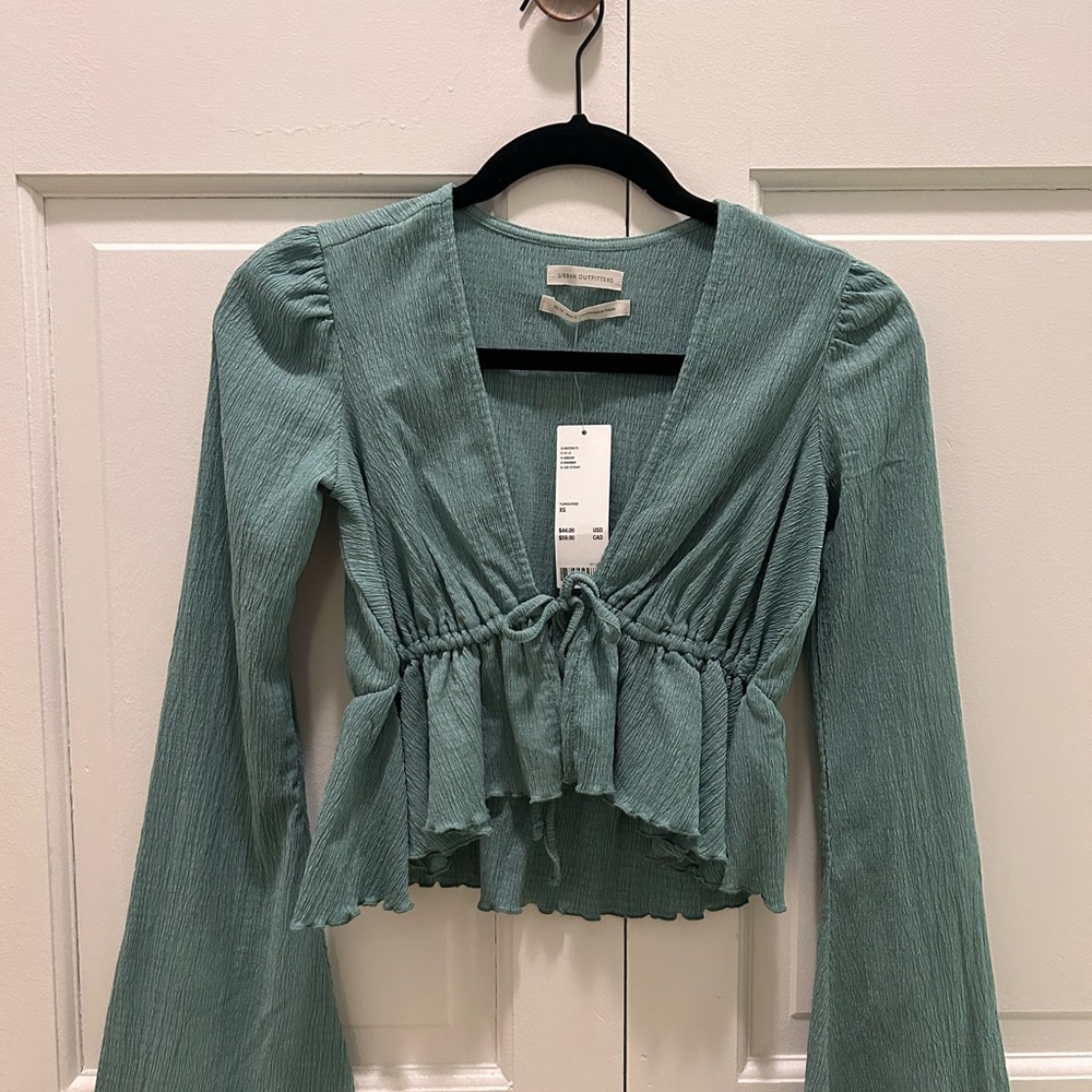 Urban Outfitters Turquoise Blouse